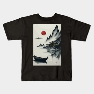 Japanisch: Ästhetisches Bild der japanischen Kultur Kids T-Shirt